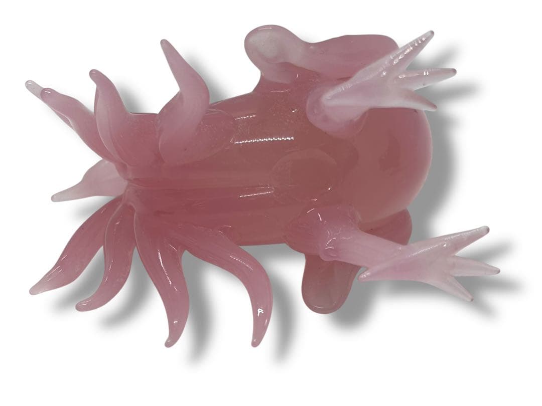 田*夫様 #ムラノガラス ピンクオパリン 鶏フィギュリン 2点セット