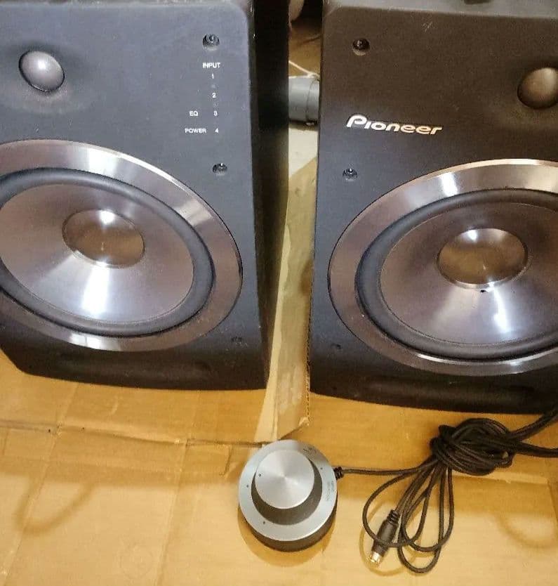 1/6まで最終値下げ価格です☆Pioneerスピーカー(S-DJ08)×2＋配線