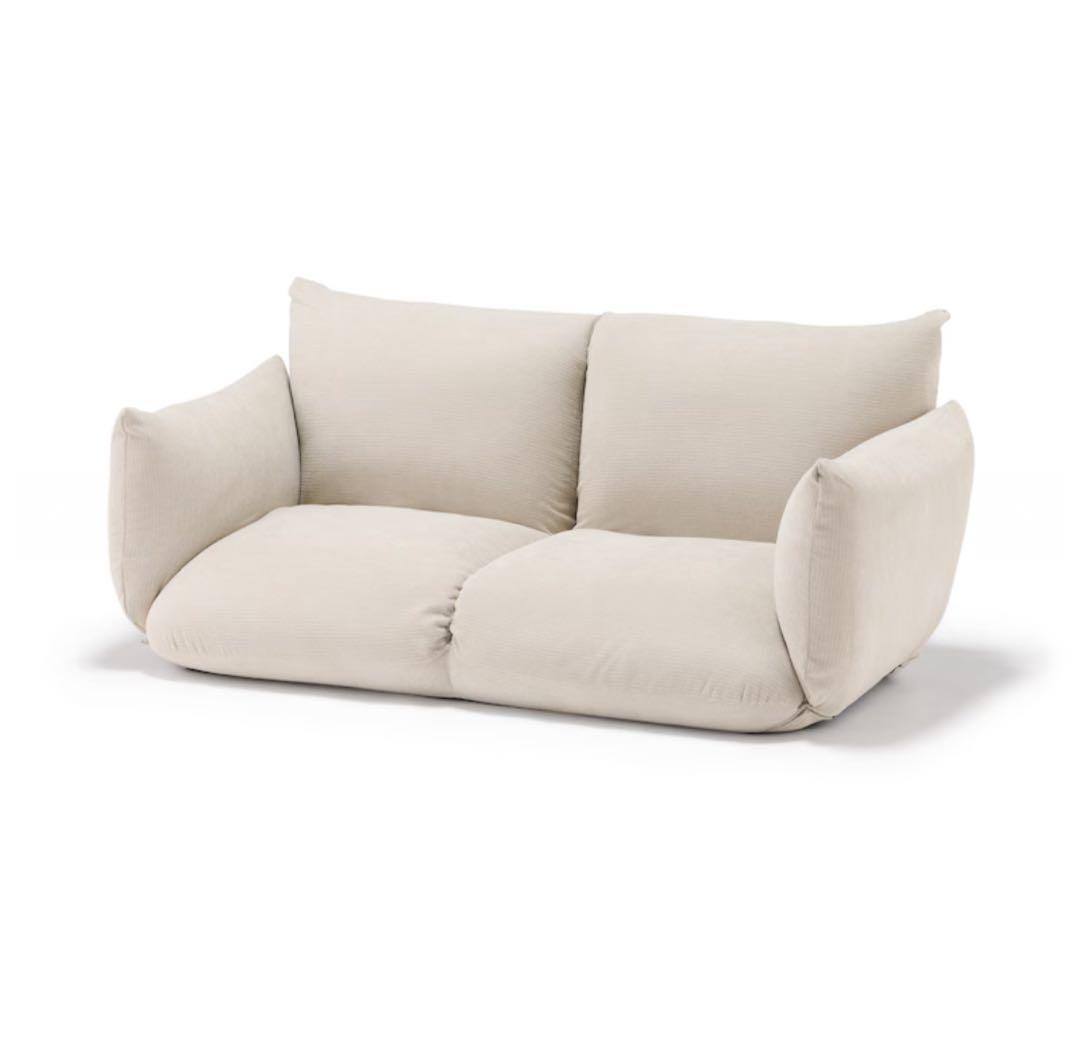 無印良品/ リクライニングフロアソファ　２シーター　ベージュ