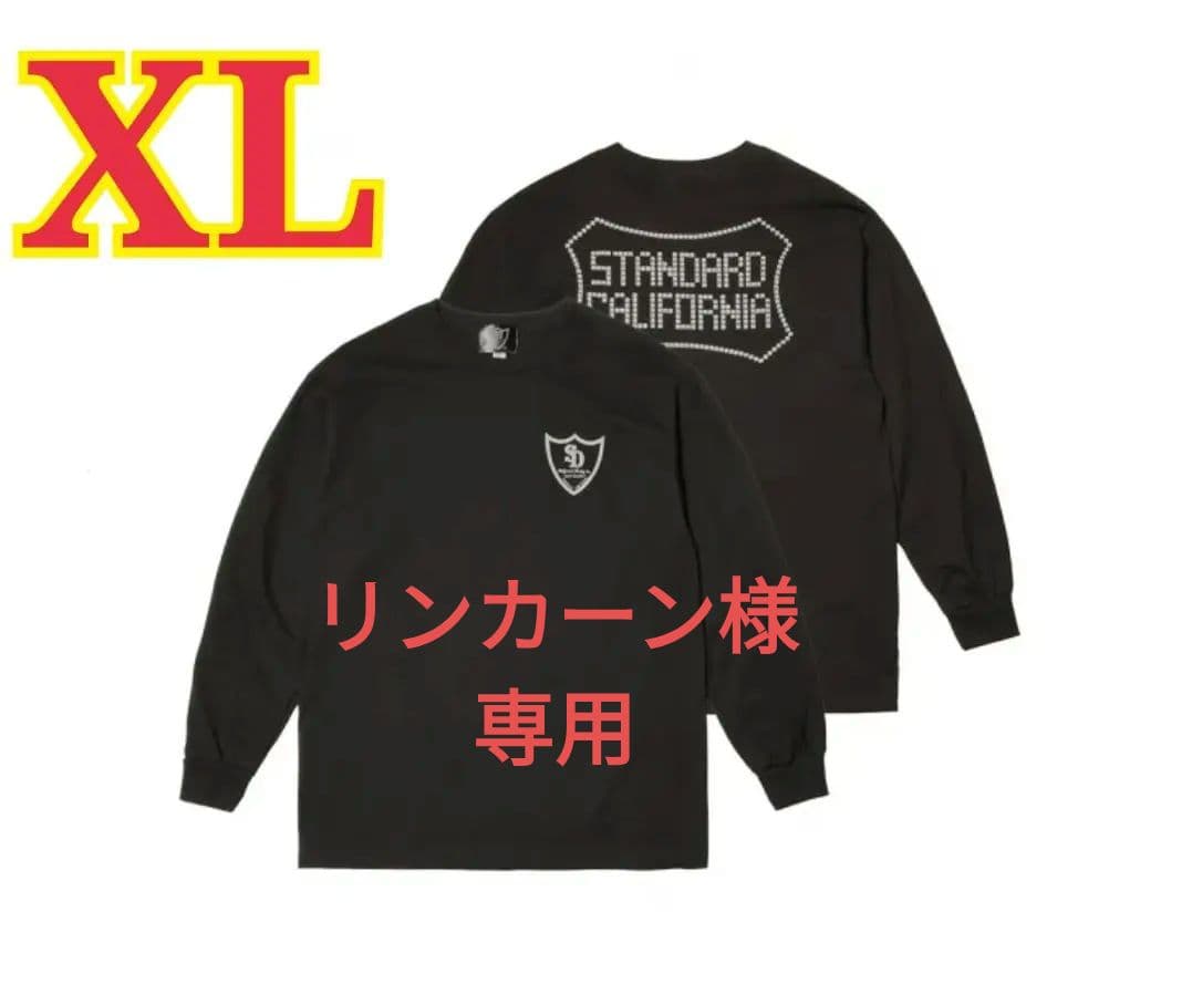 HTC × STANDARD CALIFORNIA LOGO T BLACK