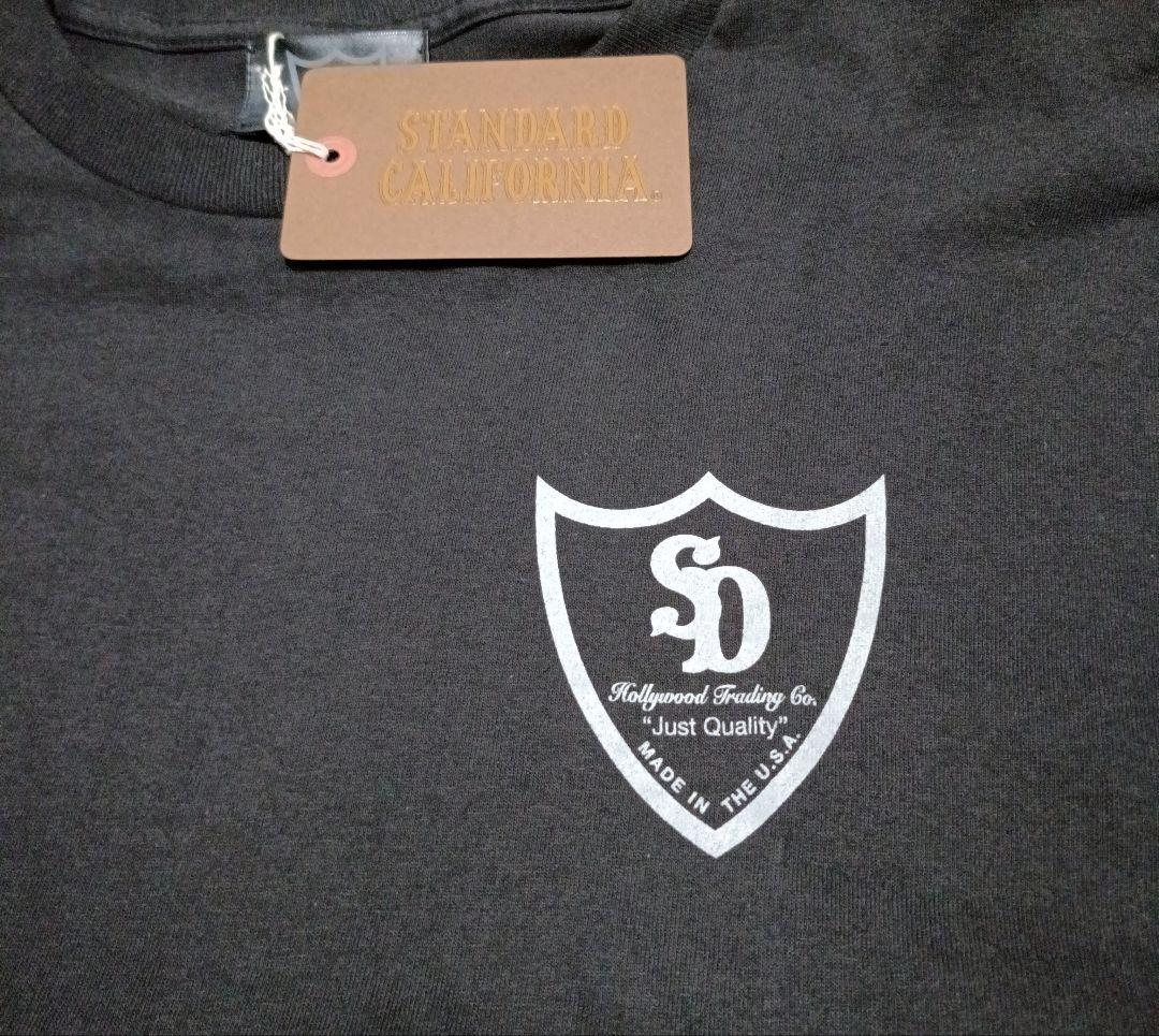HTC × STANDARD CALIFORNIA LOGO T BLACK