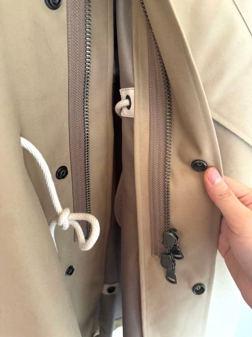 TOMORROWLAND MACPHEE コットンダブルクロス モッズコート