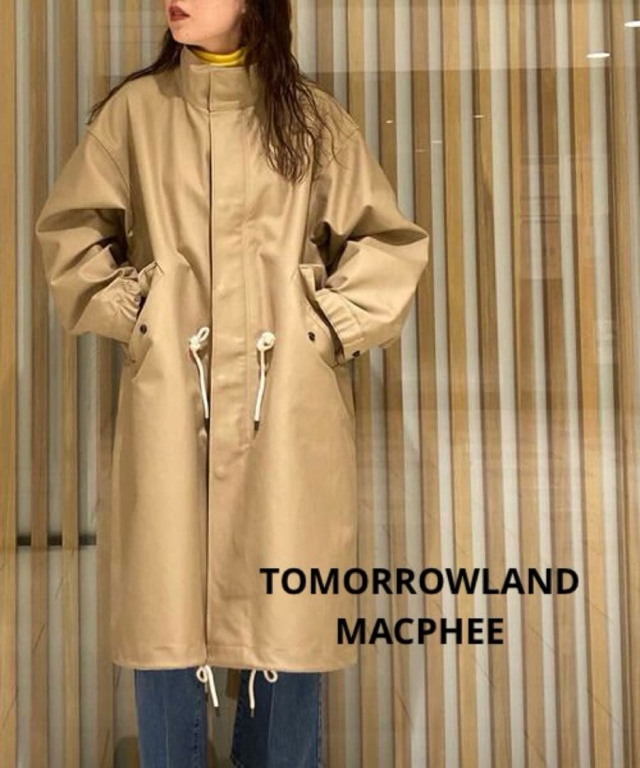 TOMORROWLAND MACPHEE コットンダブルクロス モッズコート