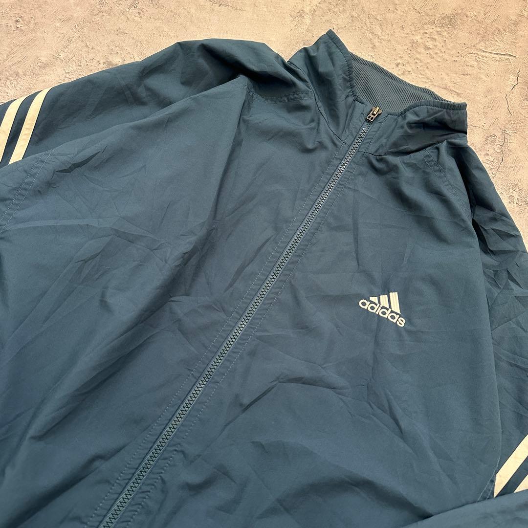 90s【adidas】アディダス（XO）ウィンドブレーカー＊裏メッシュ＊胸ロゴ