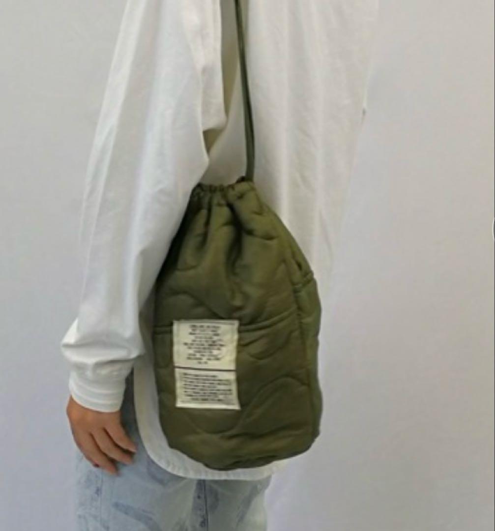 【AUTHEN】オーセン/ ミリタリーライナーポーチ【大】カーキ