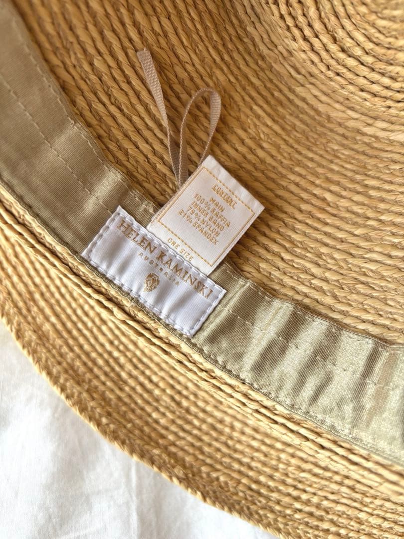 レア　美品　HELEN KAMINSKI opesa ラフィアハット　麦わら帽子