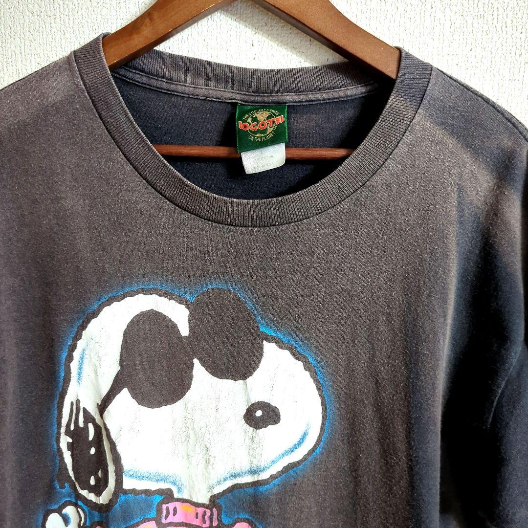 希少　90s USA製 LOGOTEL vintage SNOOPY 鬼フェード