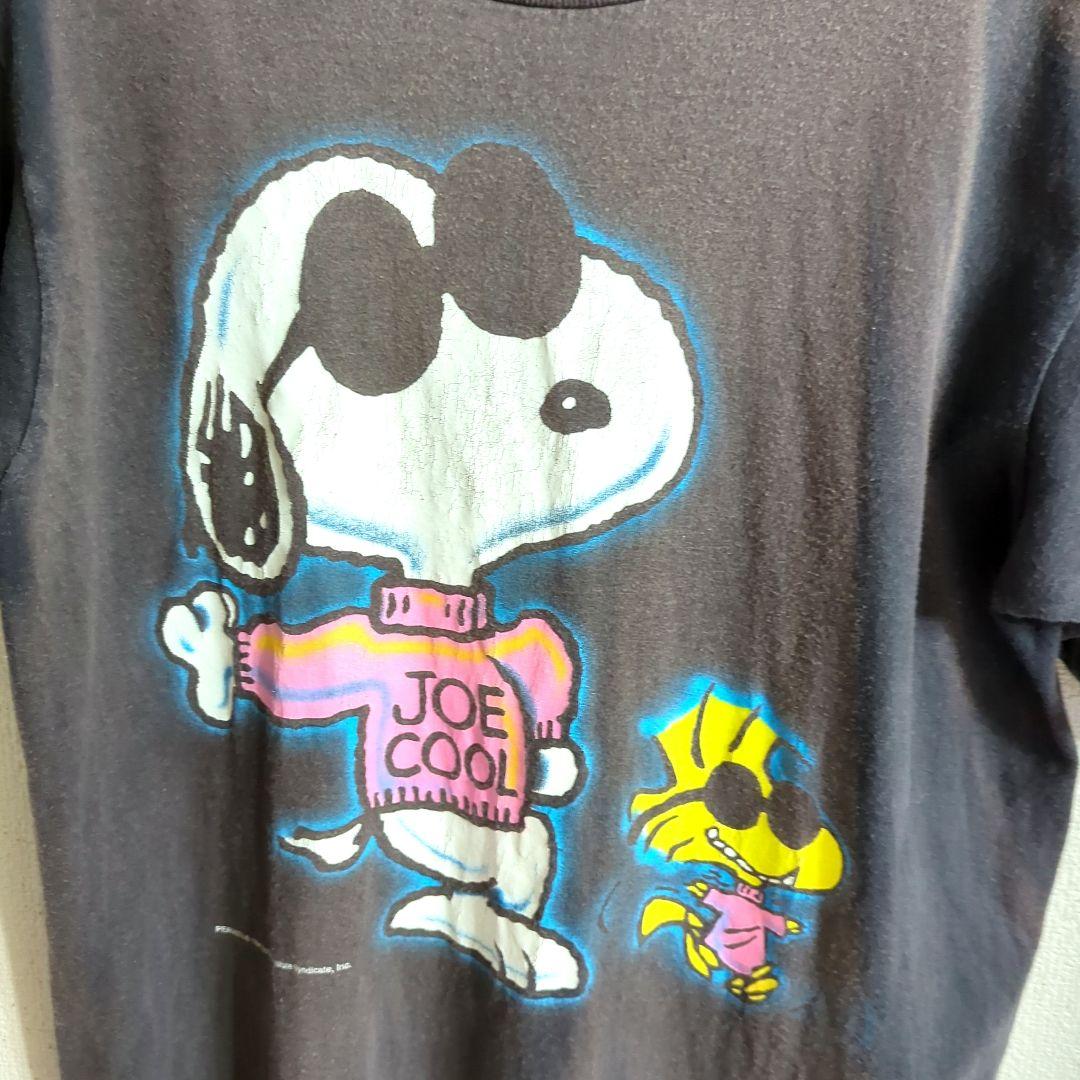 希少　90s USA製 LOGOTEL vintage SNOOPY 鬼フェード