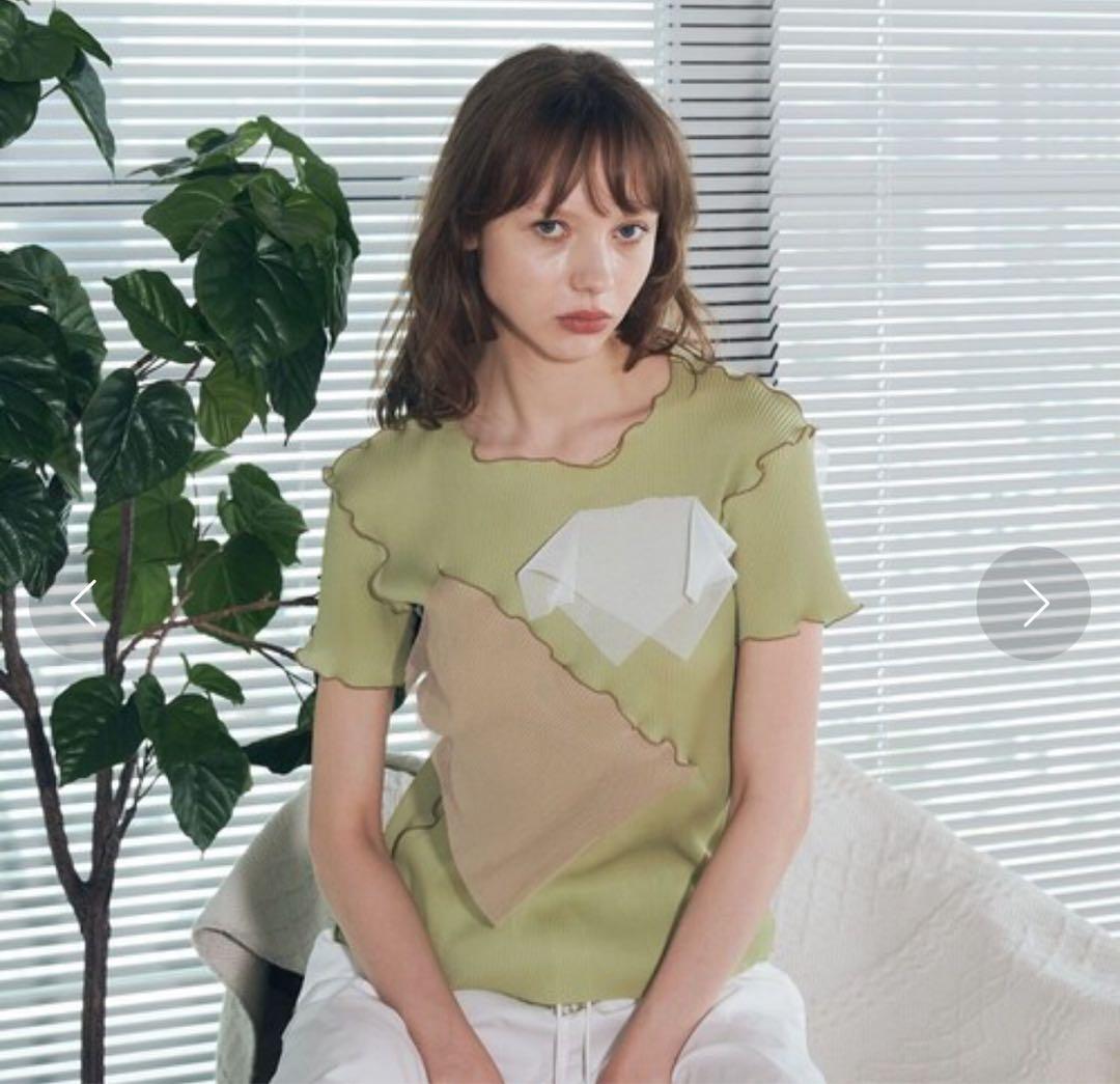 kotohayokozawa 別注シースルートップス