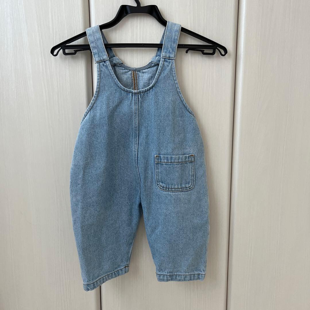 the simple folk ダンガリー オーバーオール