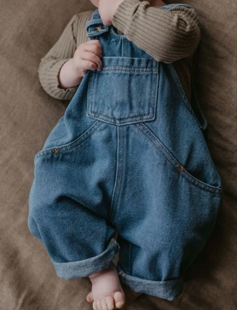 the simple folk ダンガリー オーバーオール