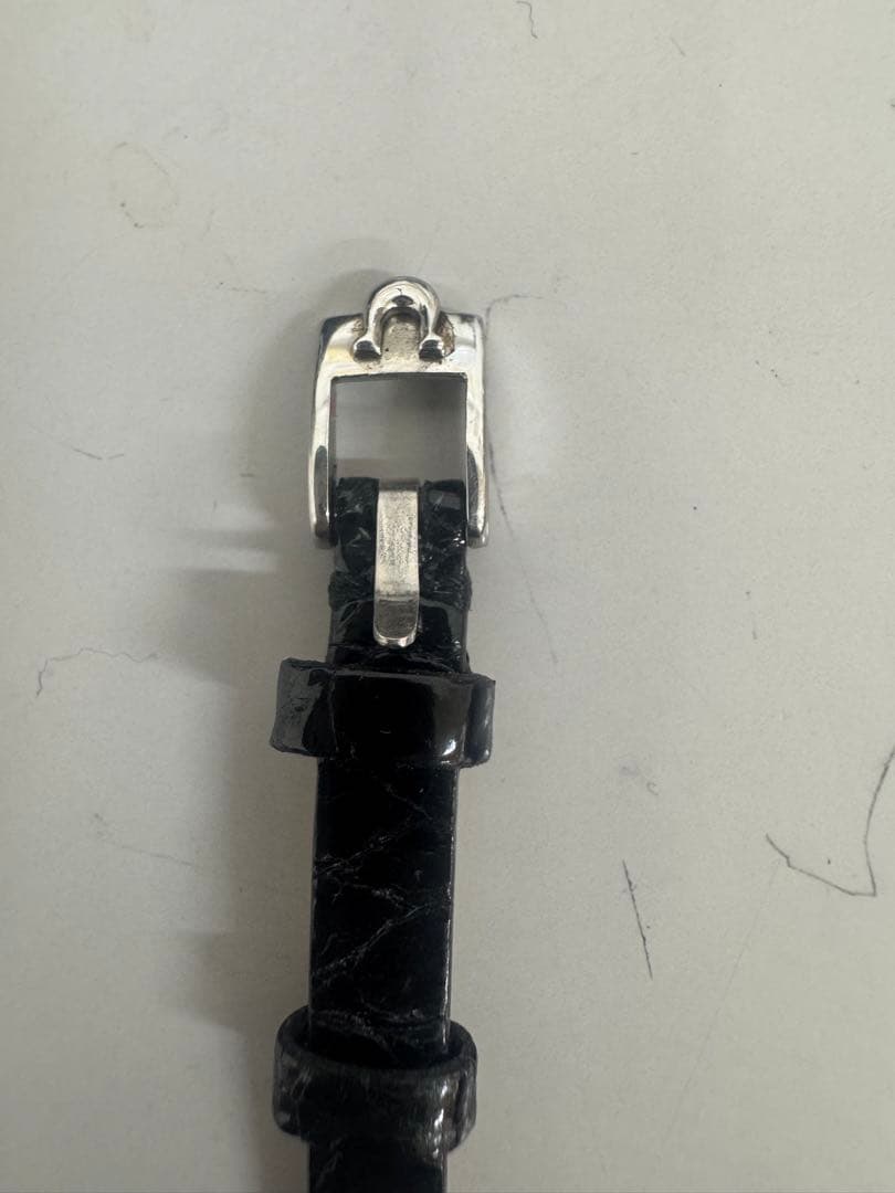 オメガ　腕時計　カットガラス　ダイヤ6p プラチナ　レディース手巻き