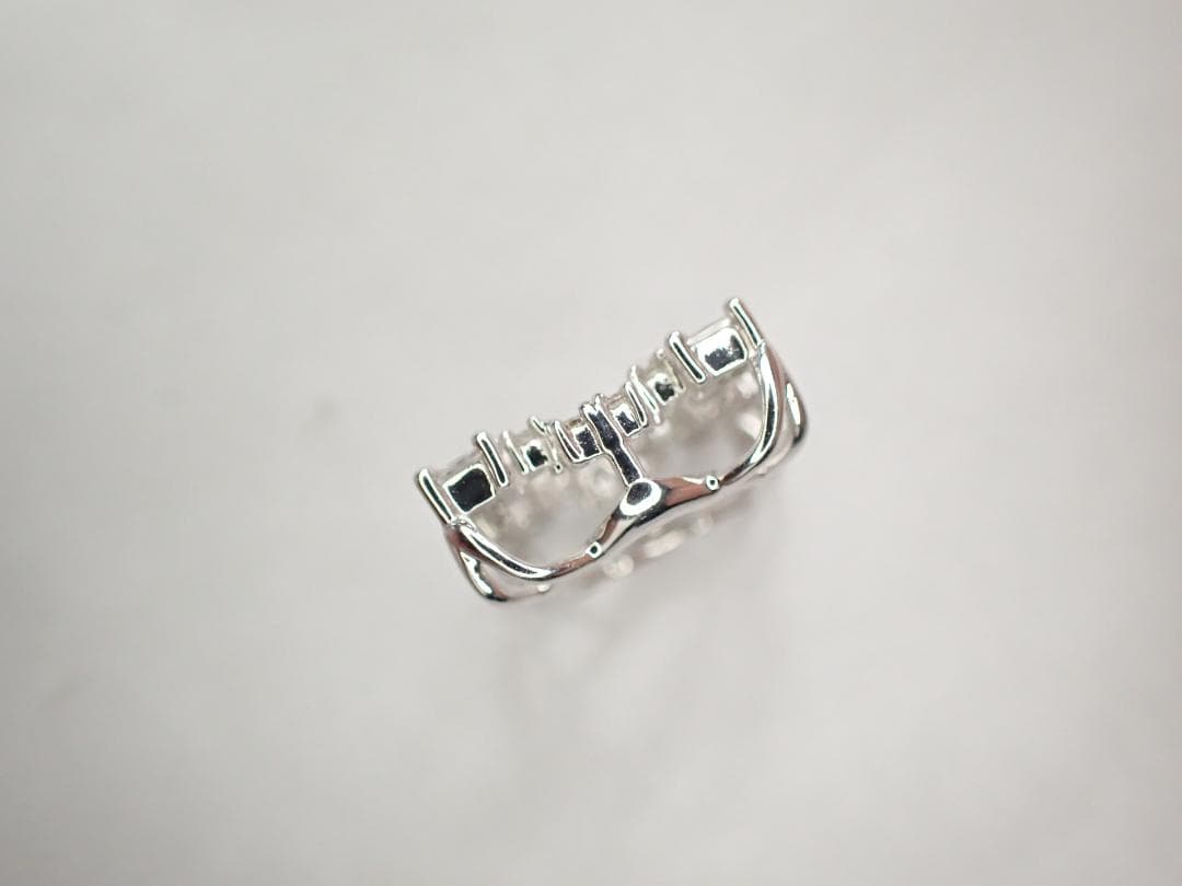 7/美品 タサキ 田崎真珠 K18WG ダイヤ計0.35ct ペンダントトップ