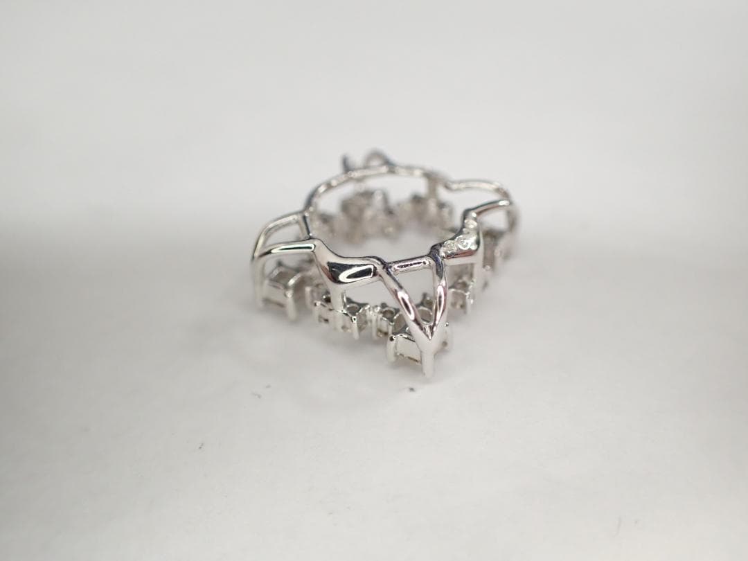 7/美品 タサキ 田崎真珠 K18WG ダイヤ計0.35ct ペンダントトップ