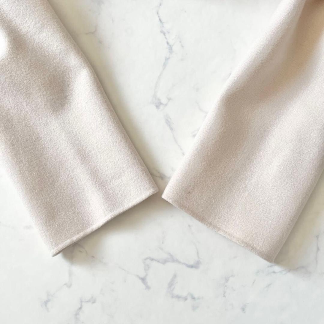 マックスマーラ クチートアマーノ ダブルフェイスコート アイボリー 42 XL