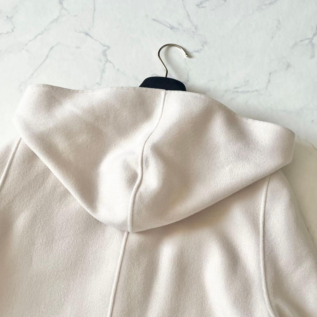 マックスマーラ クチートアマーノ ダブルフェイスコート アイボリー 42 XL