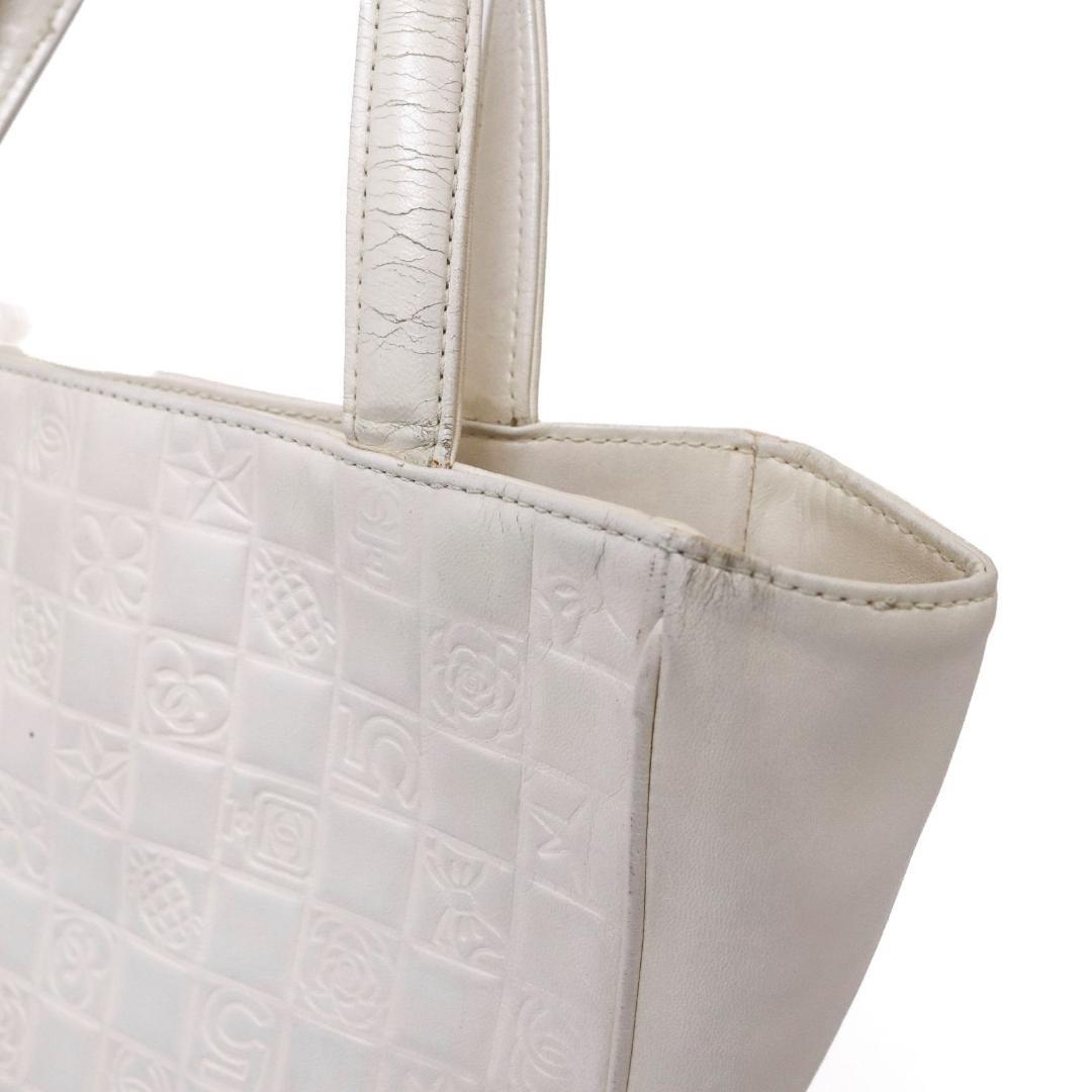 CHANEL 　ハンドバッグ　アイコンライン　チョコバー　ココマーク レザー