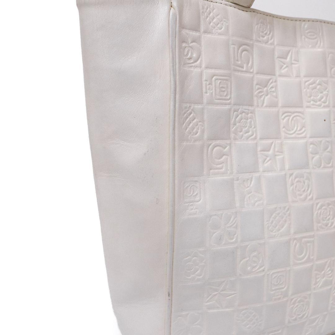 CHANEL 　ハンドバッグ　アイコンライン　チョコバー　ココマーク レザー