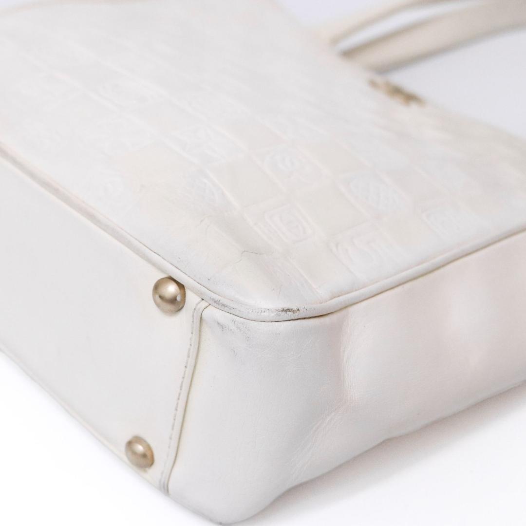 CHANEL 　ハンドバッグ　アイコンライン　チョコバー　ココマーク レザー