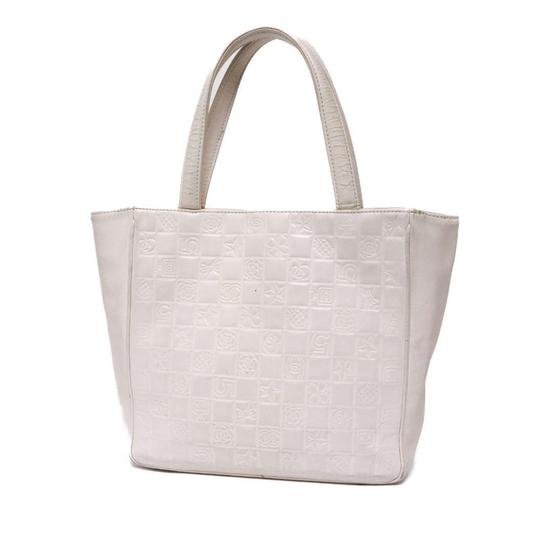 CHANEL 　ハンドバッグ　アイコンライン　チョコバー　ココマーク レザー