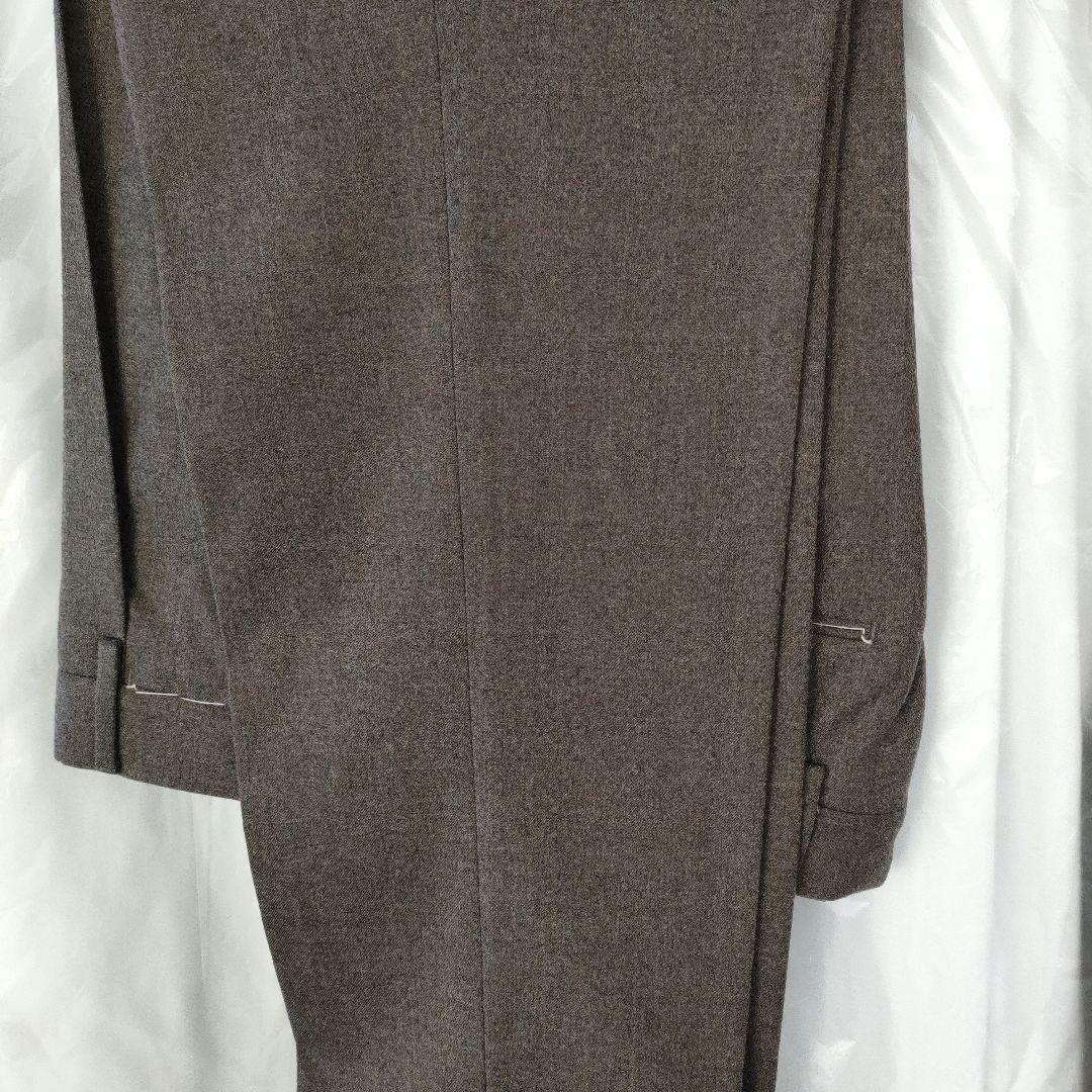 PT01ブラウン ワンタックフロント スラックス 44