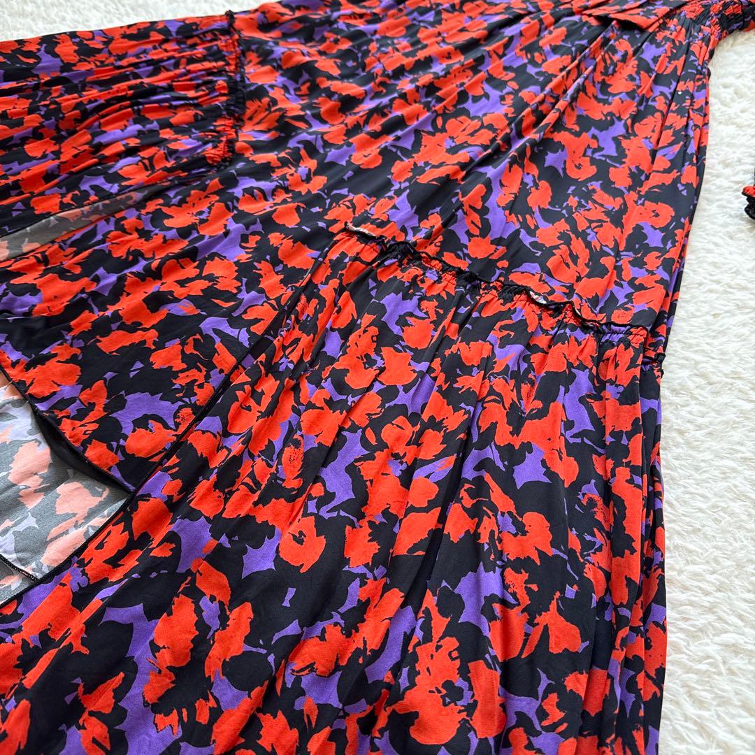 CORCOVADO コルコバード ティアード ボウタイ リボン マキシドレス