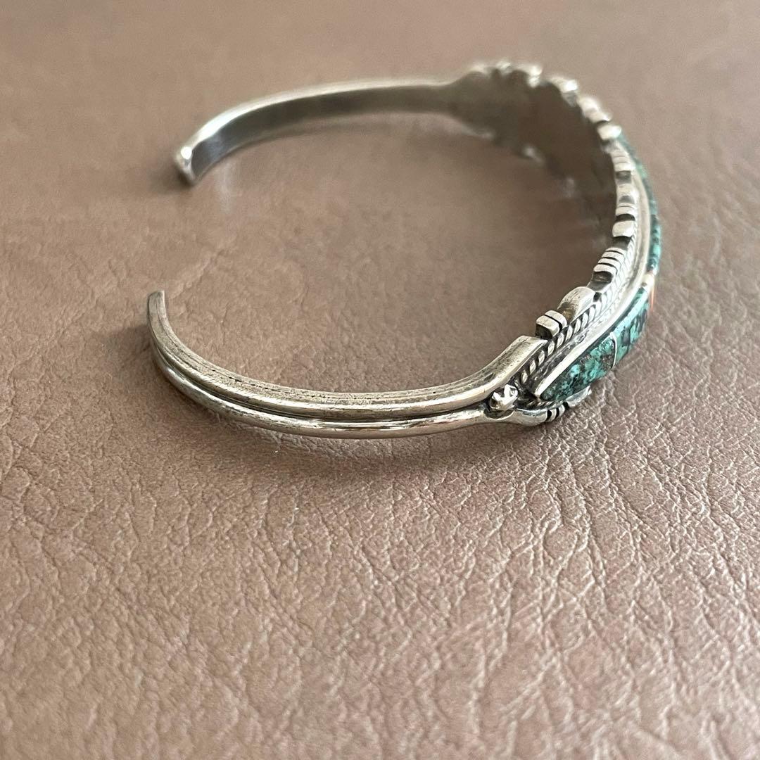 FRANCISCO A インディアンジュエリー ターコイズバングル