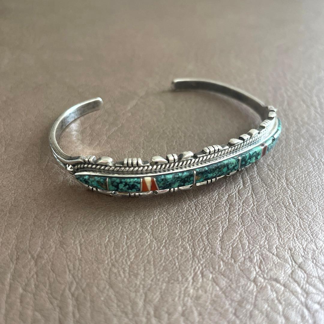 FRANCISCO A インディアンジュエリー ターコイズバングル