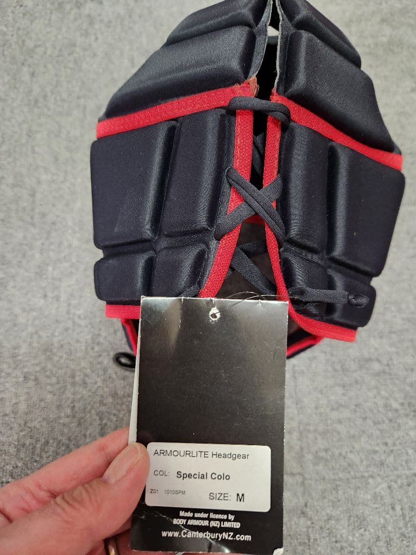 慶應義塾大学ラグビー部公式戦用ヘッドキャップ 　SizeM