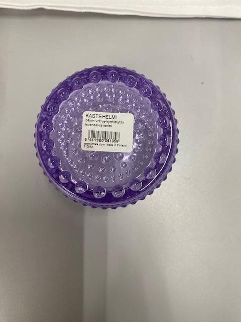 未使用　イッタラ カステヘルミ　キャンドルホルダー　ラベンダー＆ペールピンク