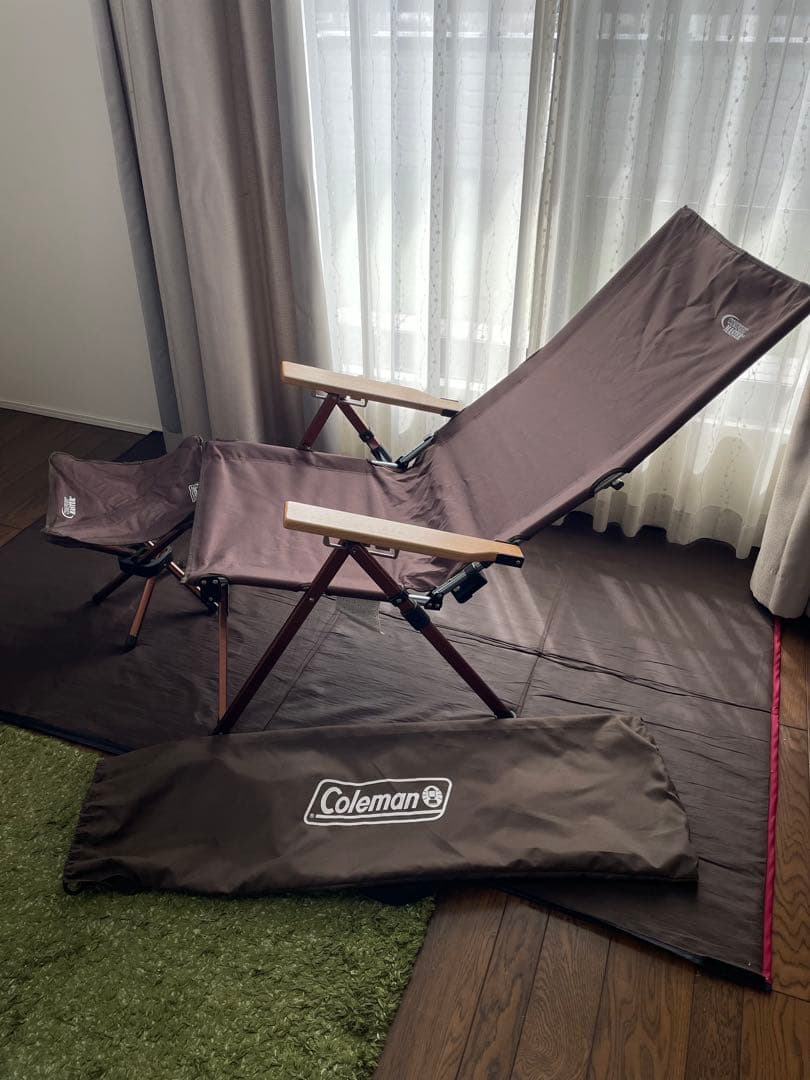 Coleman アウトドアチェア リクライニング機能付き