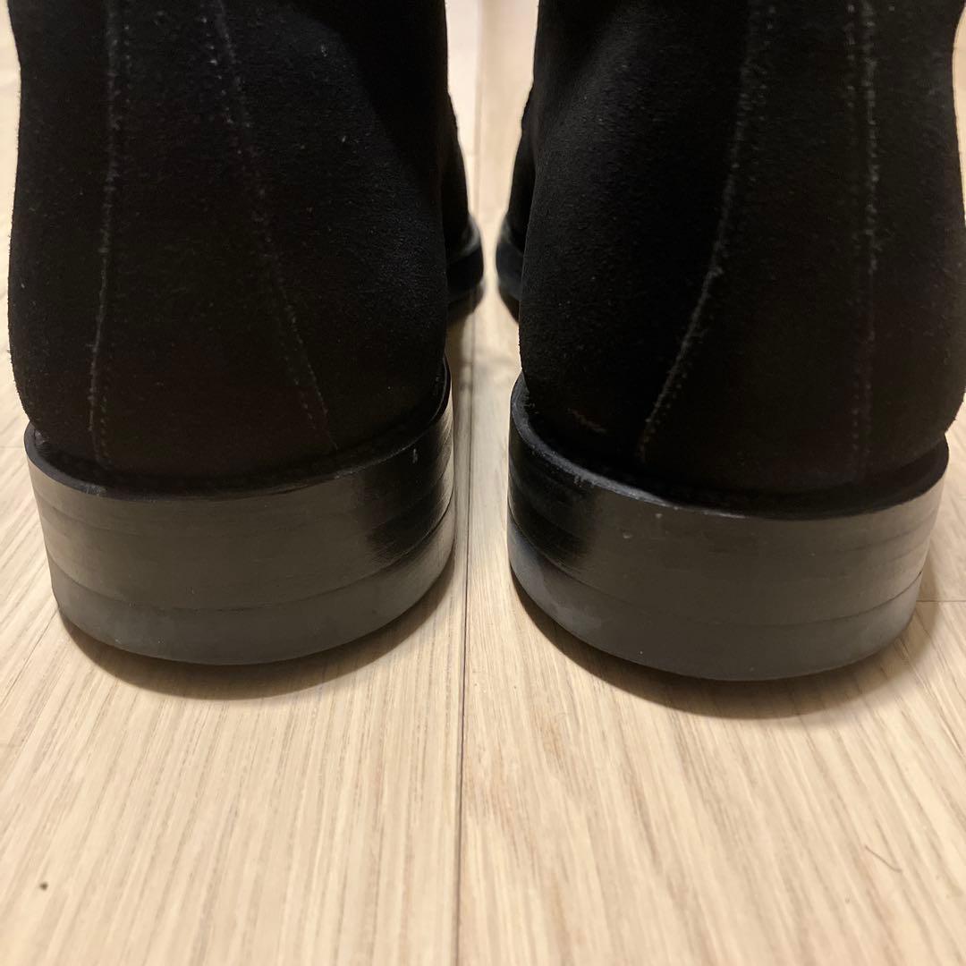 クロケット&ジョーンズ CHERTSEY ブラックスエード 7ハーフ