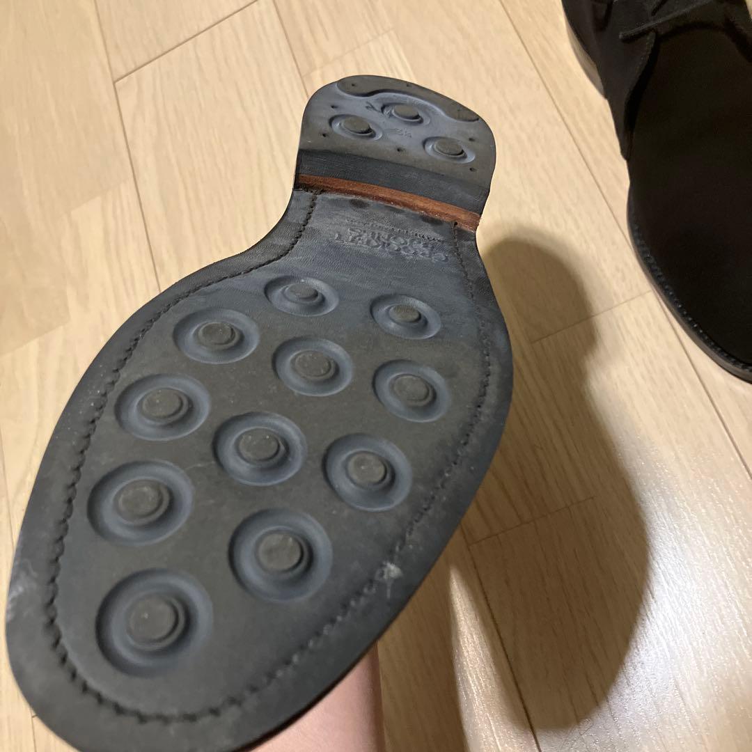 クロケット&ジョーンズ CHERTSEY ブラックスエード 7ハーフ