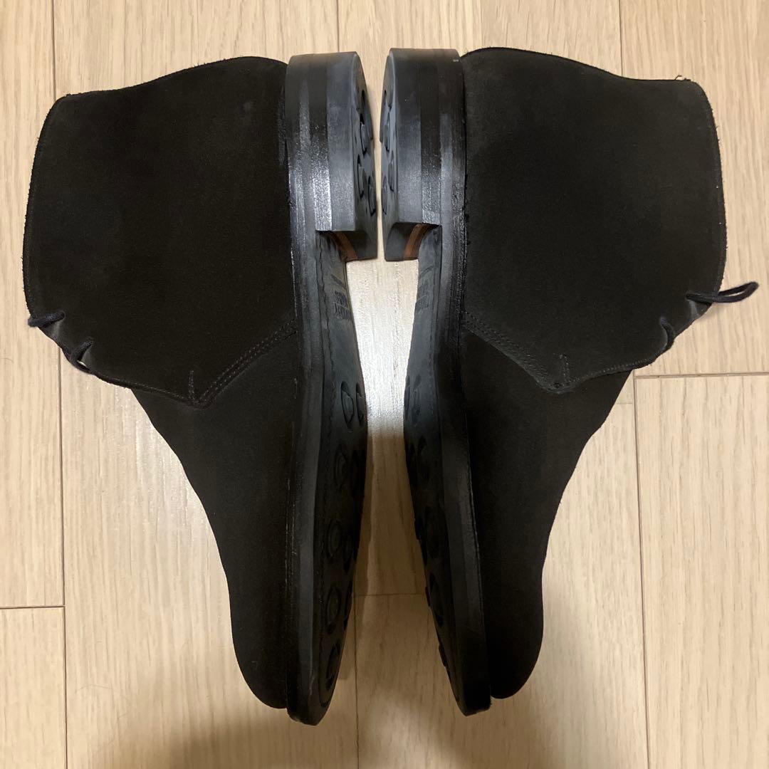 クロケット&ジョーンズ CHERTSEY ブラックスエード 7ハーフ
