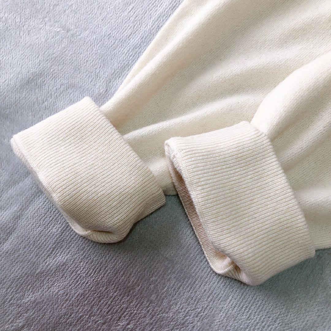 MAISON CARREE CASHMERE BASIC PANTS アイボリー