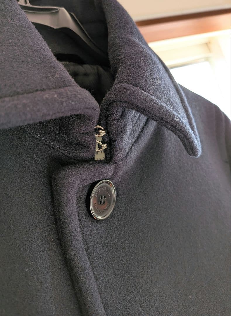 値下げ美品★マッキントッシュフィロソフィー ウールコートメンズS(レディースM)