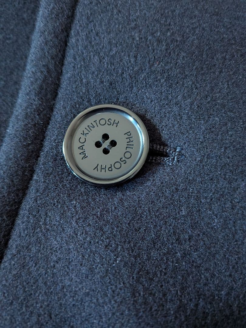 値下げ美品★マッキントッシュフィロソフィー ウールコートメンズS(レディースM)