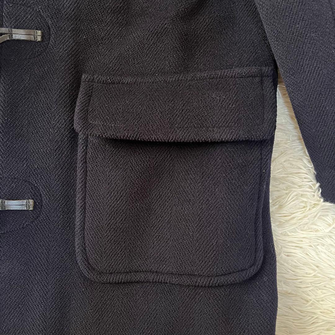 【美品】O.Henry オーヘンリー　ヘリンボーンウール　ロングダッフルコート