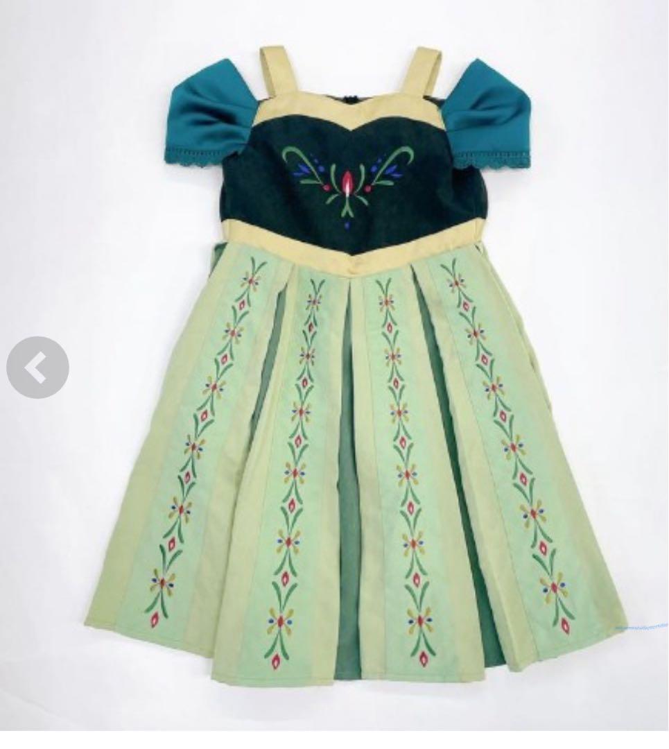 cottoli アナ雪　ワンピース　ディズニー　バースデイ　アナ 110 刺繍