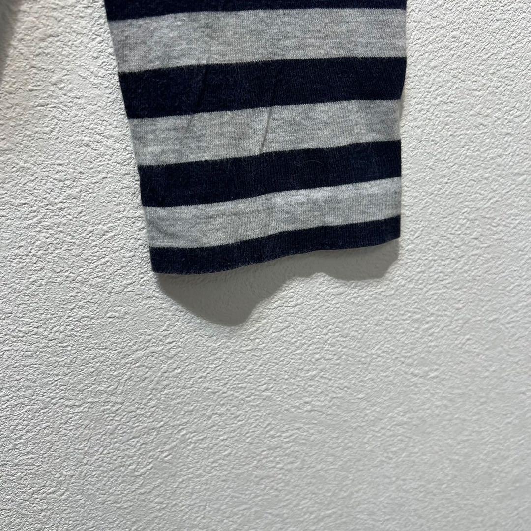 希少 02年製 ローブドシャンブル コムデギャルソン 上質 ボーダー ポロシャツ