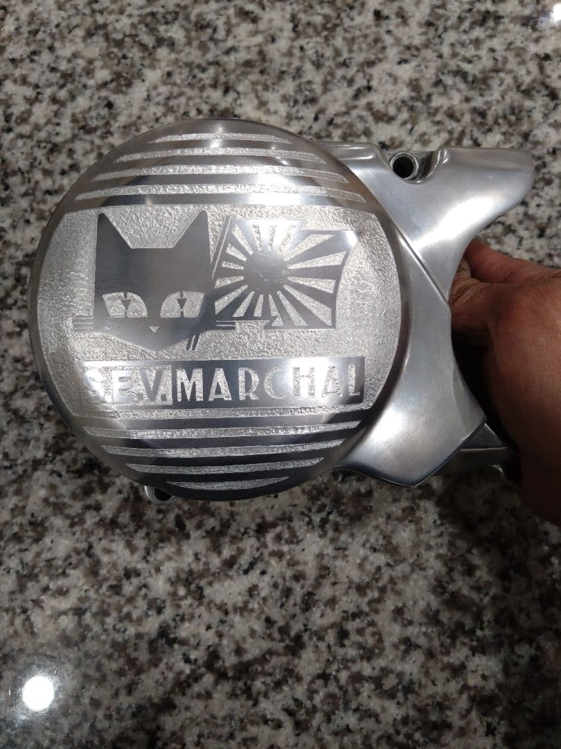 【限定1品】モンキー　シャリー等　太足　ワイド　ジェネレーターカバー　彫り込み