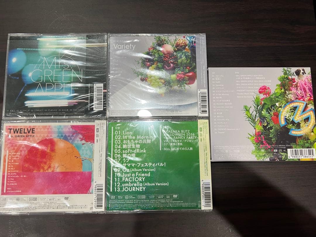 ミセスCD アルバム 初回限定版 5枚セット まとめ売り