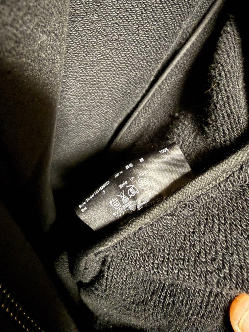 ジュンハシモト　ラップコート　スウェット