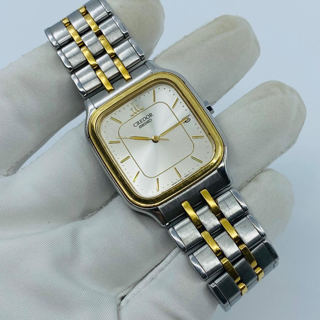 【稼動品】SEIKO CREDOR 8J82-5A00 クレドール ゴールド