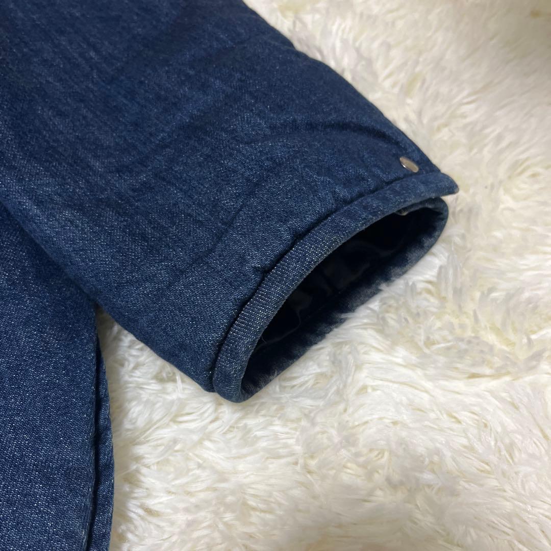 【極美品】GALERIE VIE セルヴィッチデニム キルトノーカラー ブルゾン