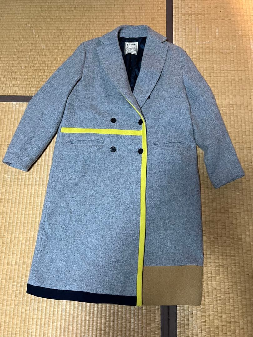 ひ*こ様 【最終値下げ！！】blanc basque メルトン×カラーブロックコ