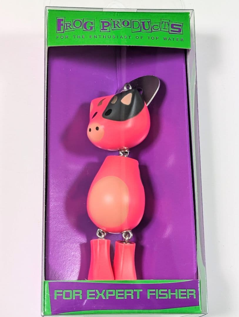 フロッグプロダクツ ウッド牛ドール【ピンク牛カラー】