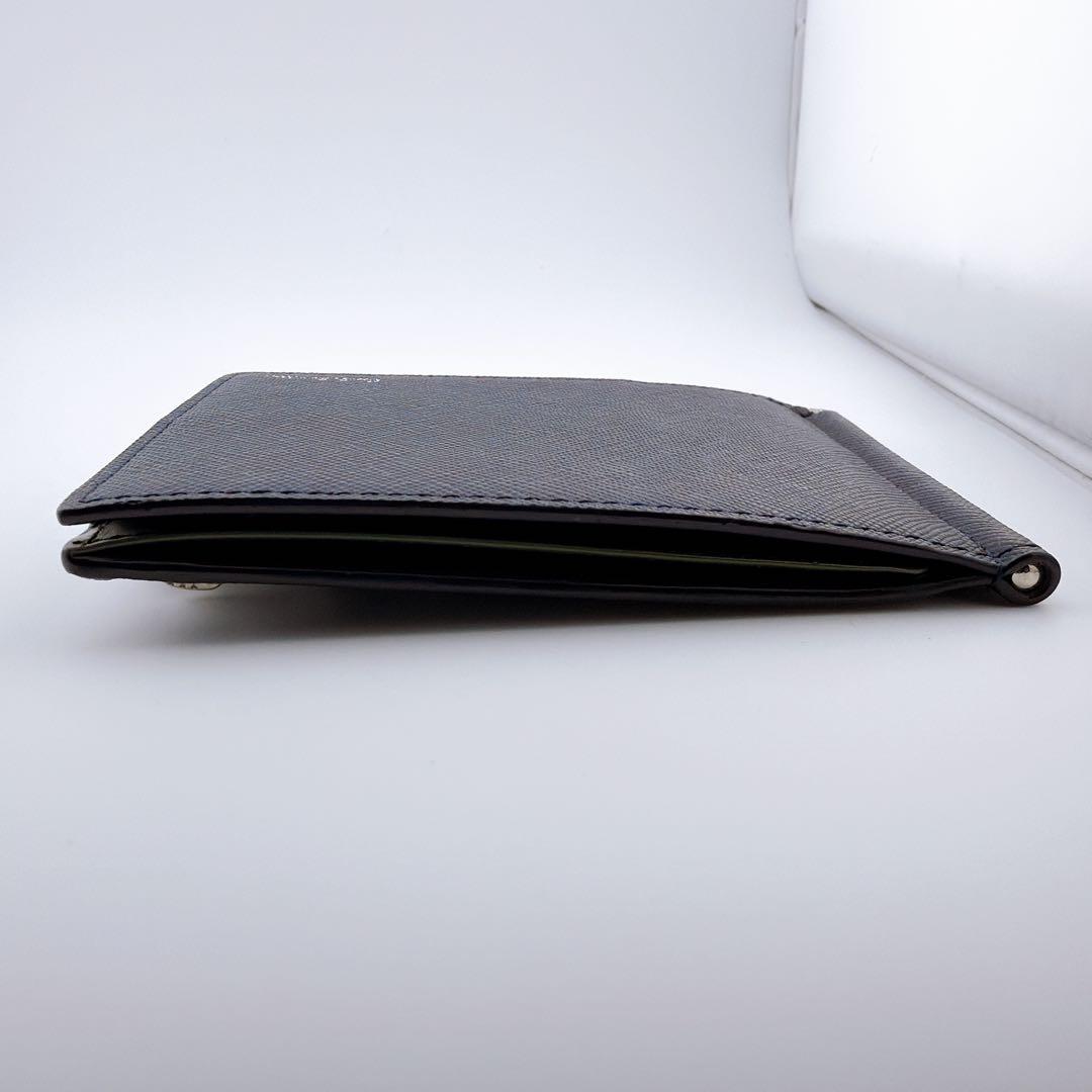 【Paul Smith（ポールスミス） マネークリップ ネイビー×カーキ】