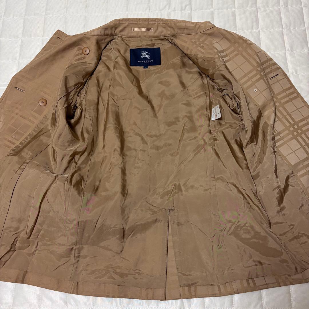 バーバリーロンドン　ノバチェック　トレンチコート　４０　L