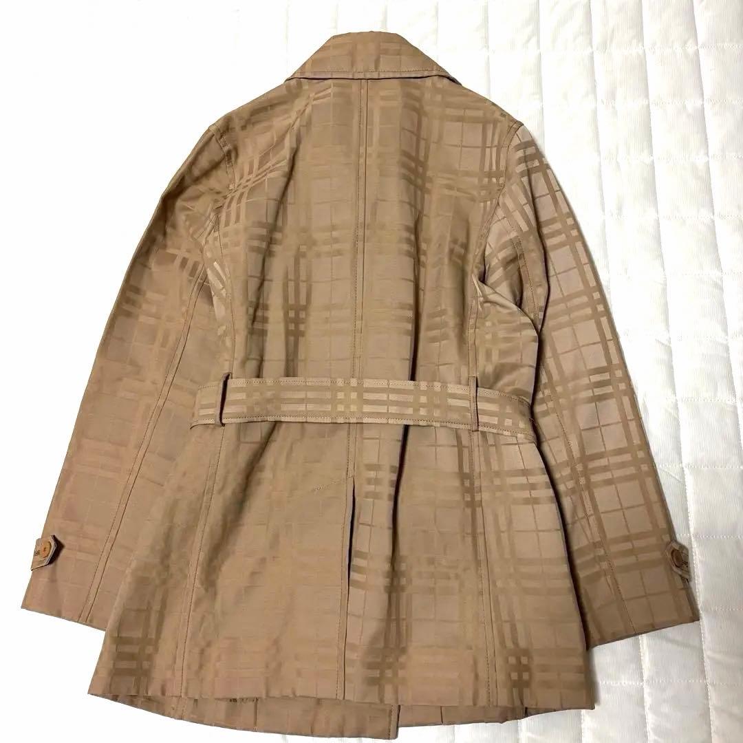 バーバリーロンドン　ノバチェック　トレンチコート　４０　L
